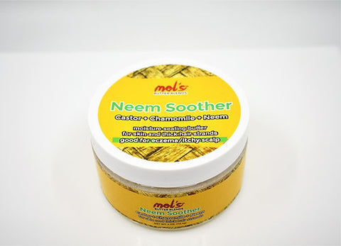 Neem Soother: Castor + Chamomile + Neem | Moisture Sealing for Skin + Hair